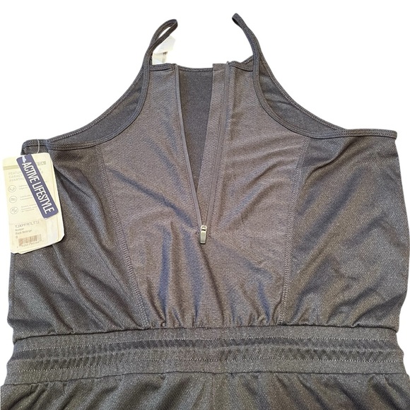 Mondetta Active Lifestyle Romper Black Melange Size - Picture 9 of 12